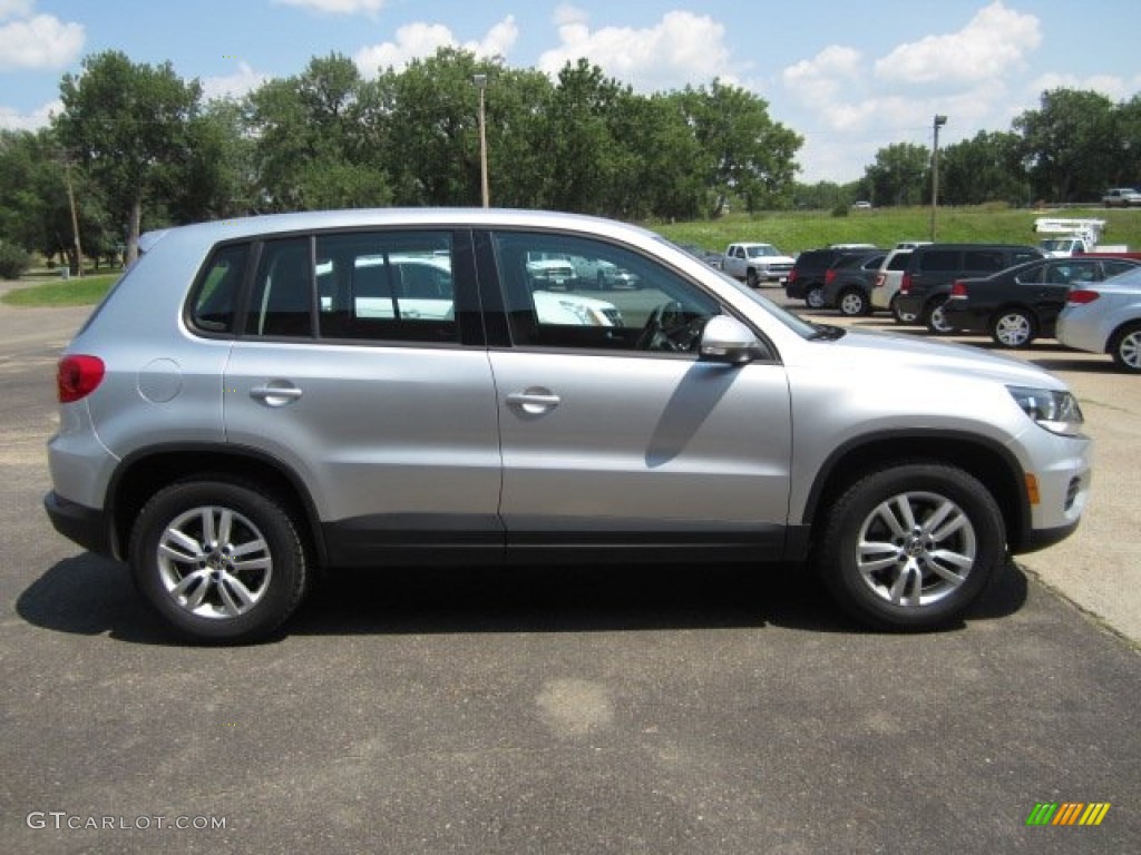 Reflex Silver Metallic 2012 Volkswagen Tiguan S 4Motion Exterior Photo #95039302
