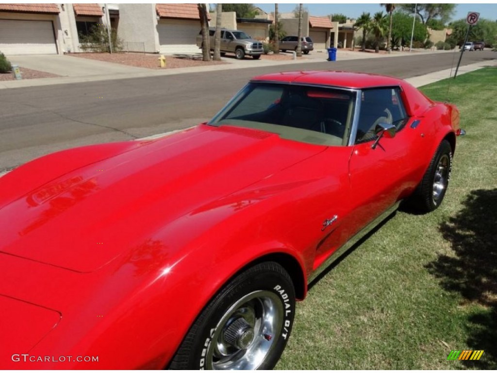 1973 Corvette Coupe - Mille Miglia Red / Medium Saddle photo #2