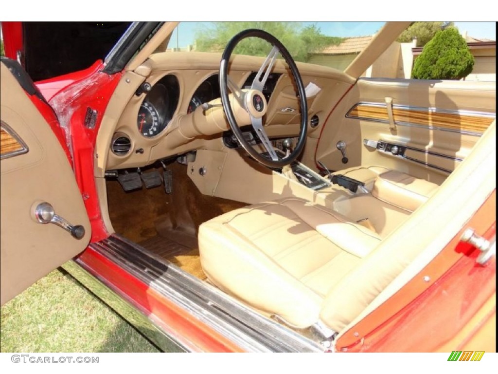 1973 Corvette Coupe - Mille Miglia Red / Medium Saddle photo #9