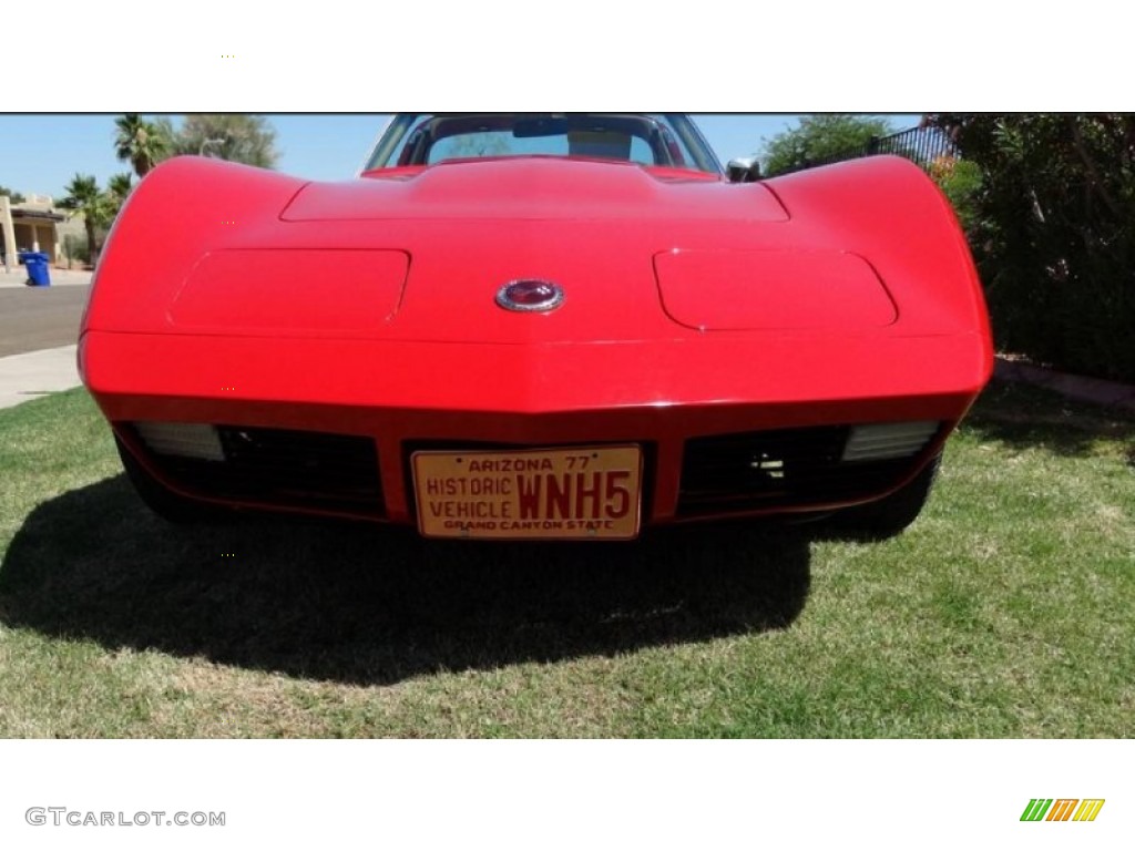 1973 Corvette Coupe - Mille Miglia Red / Medium Saddle photo #17