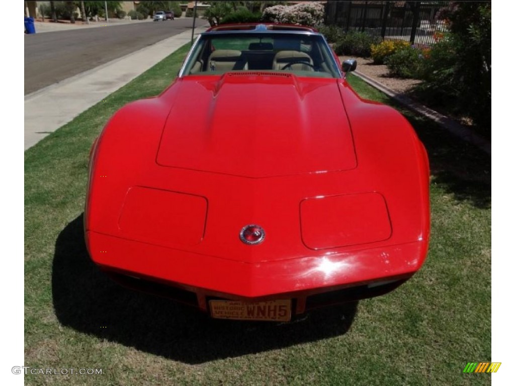 1973 Corvette Coupe - Mille Miglia Red / Medium Saddle photo #18