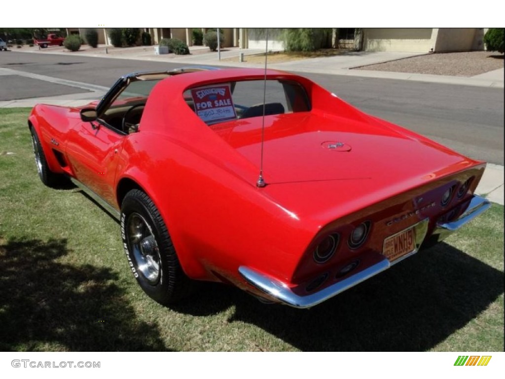 1973 Corvette Coupe - Mille Miglia Red / Medium Saddle photo #21