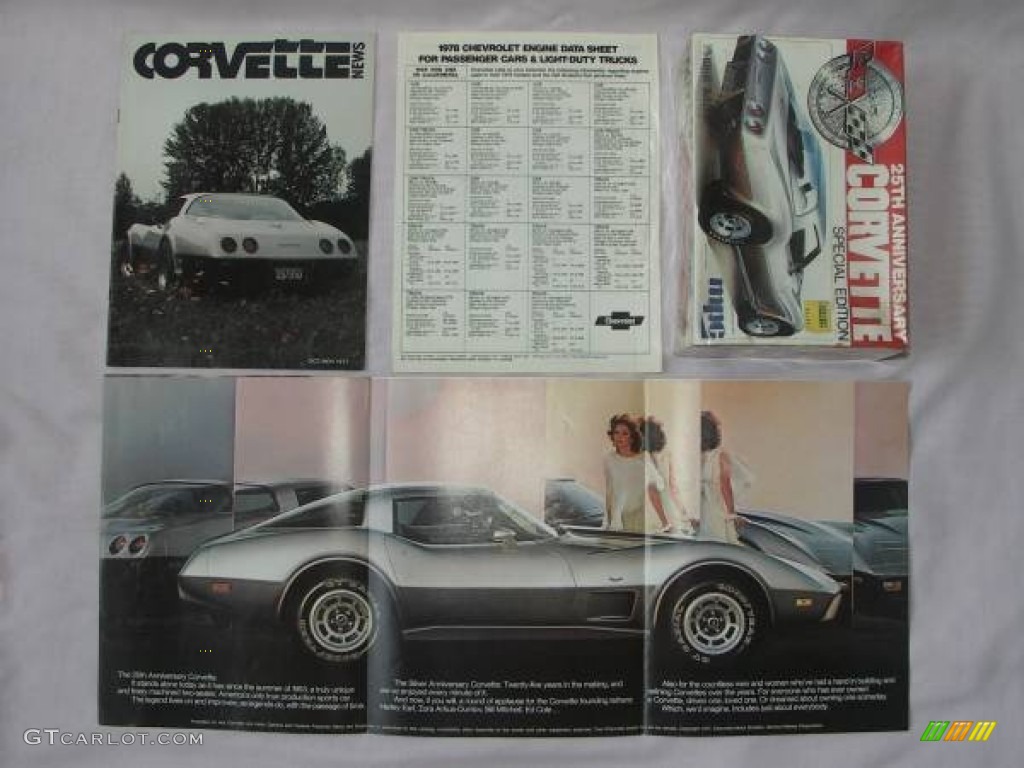 1978 Corvette Anniversary Edition Coupe - Silver Anniversary / Oyster photo #8