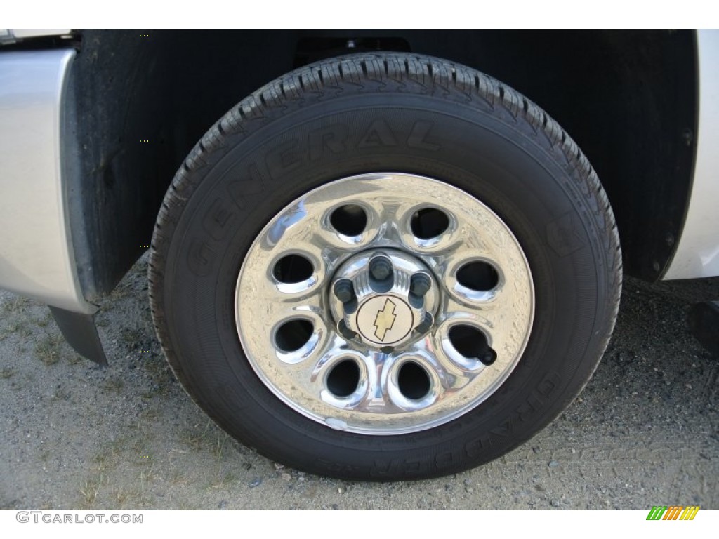 2011 Silverado 1500 LS Crew Cab - Sheer Silver Metallic / Dark Titanium photo #21