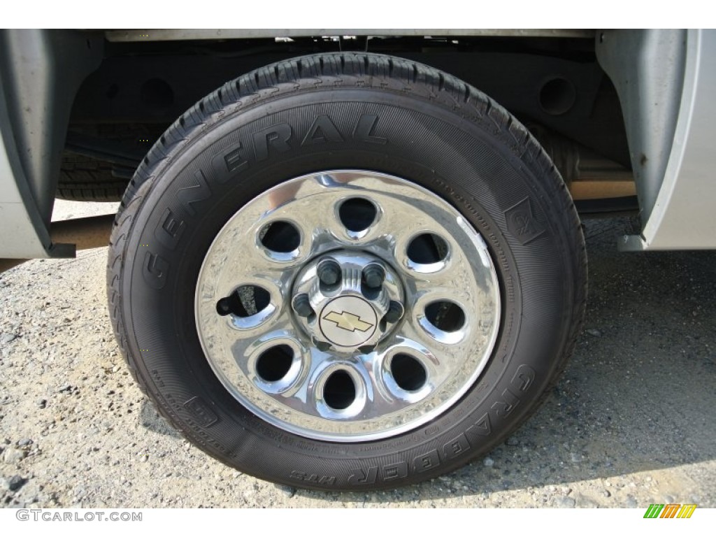 2011 Silverado 1500 LS Crew Cab - Sheer Silver Metallic / Dark Titanium photo #23