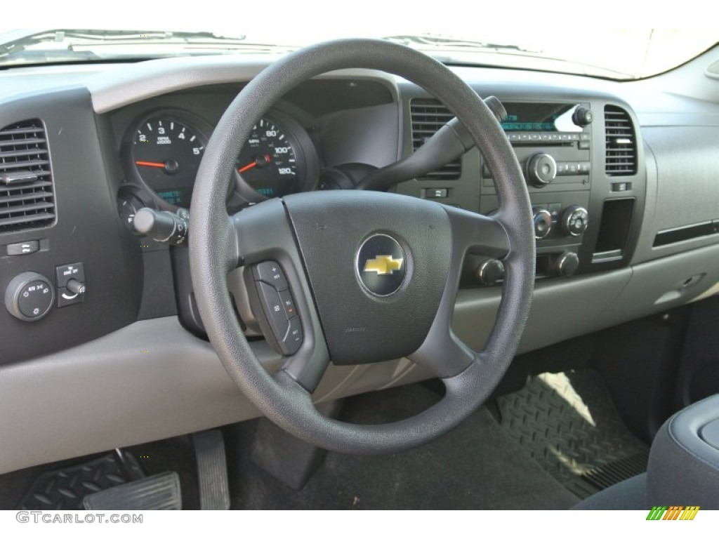 2011 Silverado 1500 LS Crew Cab - Sheer Silver Metallic / Dark Titanium photo #25