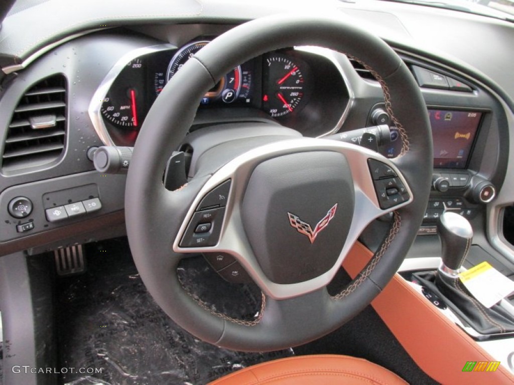 2014 Chevrolet Corvette Stingray Coupe Brownstone Dashboard Photo #95048817