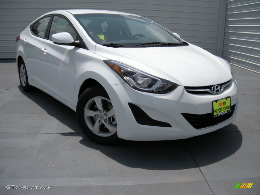 Quartz White Pearl Hyundai Elantra