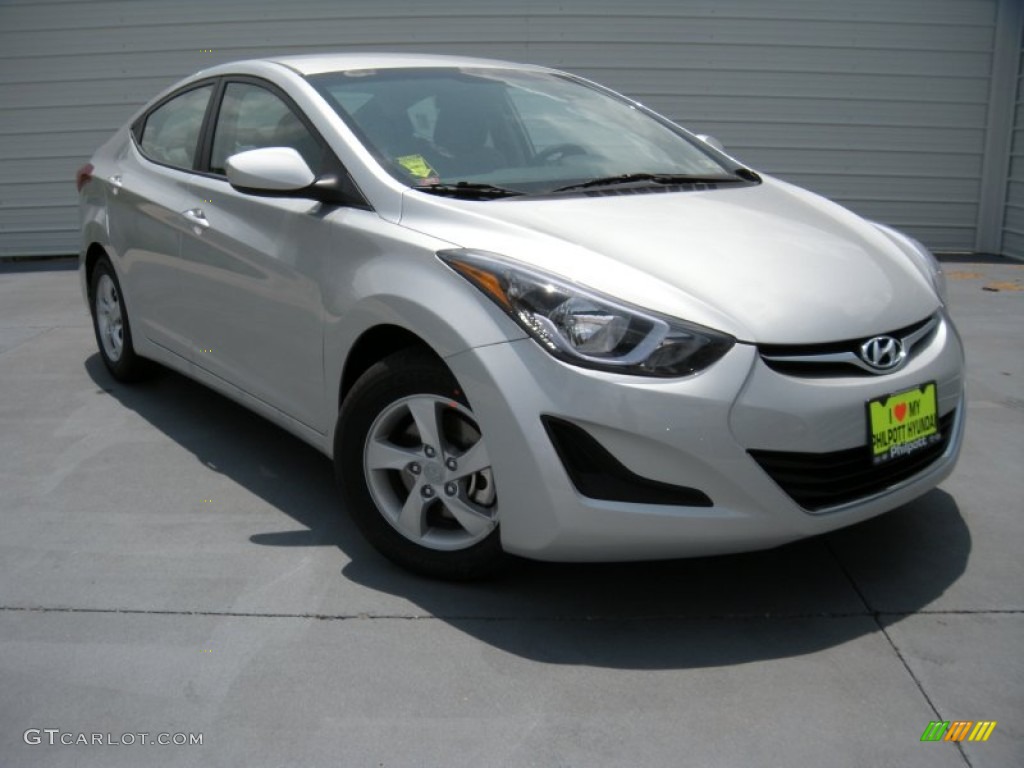 2015 Elantra SE Sedan - Symphony Silver / Gray photo #2