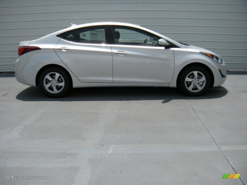 2015 Elantra SE Sedan - Symphony Silver / Gray photo #3