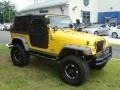 2005 Solar Yellow Jeep Wrangler Sport 4x4  photo #3