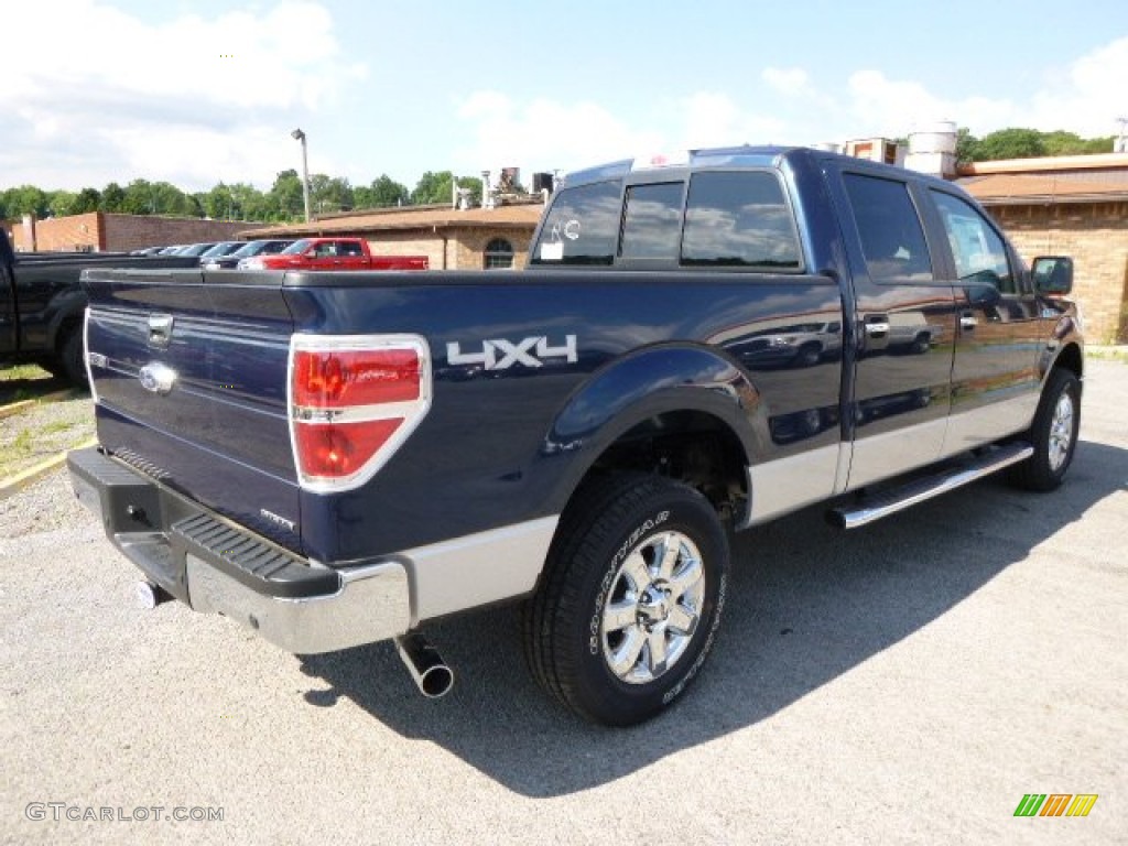 2014 F150 XLT SuperCrew 4x4 - Blue Jeans / Steel Grey photo #8