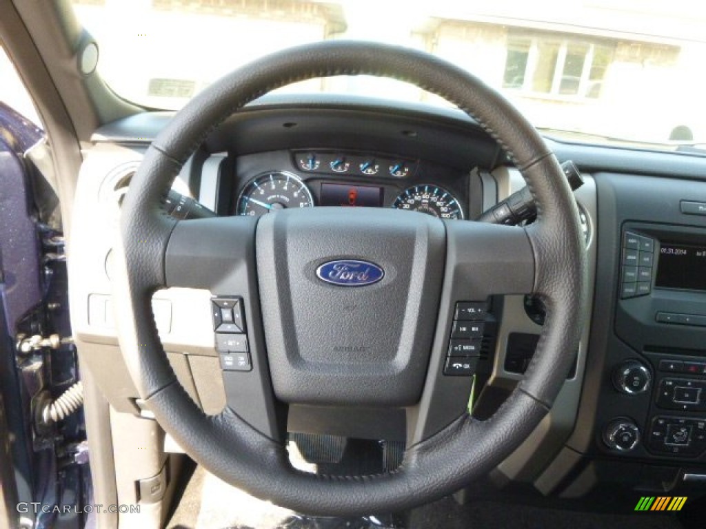 2014 F150 XLT SuperCrew 4x4 - Blue Jeans / Steel Grey photo #18