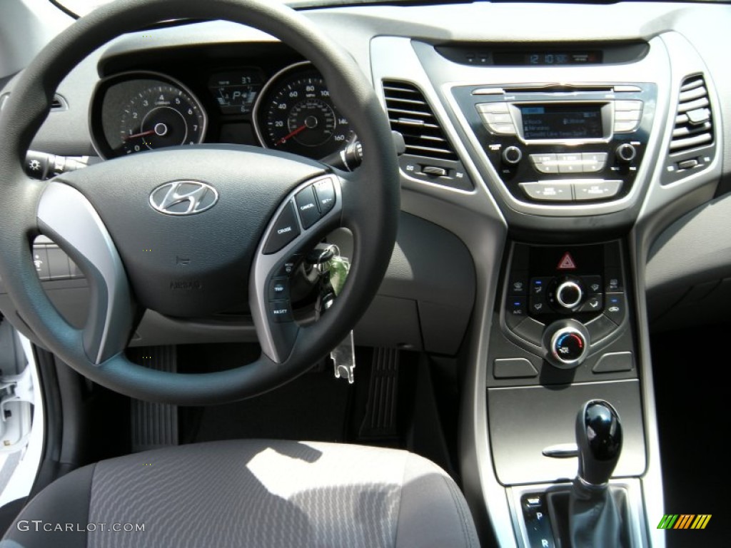 2015 Elantra SE Sedan - Quartz White Pearl / Gray photo #24