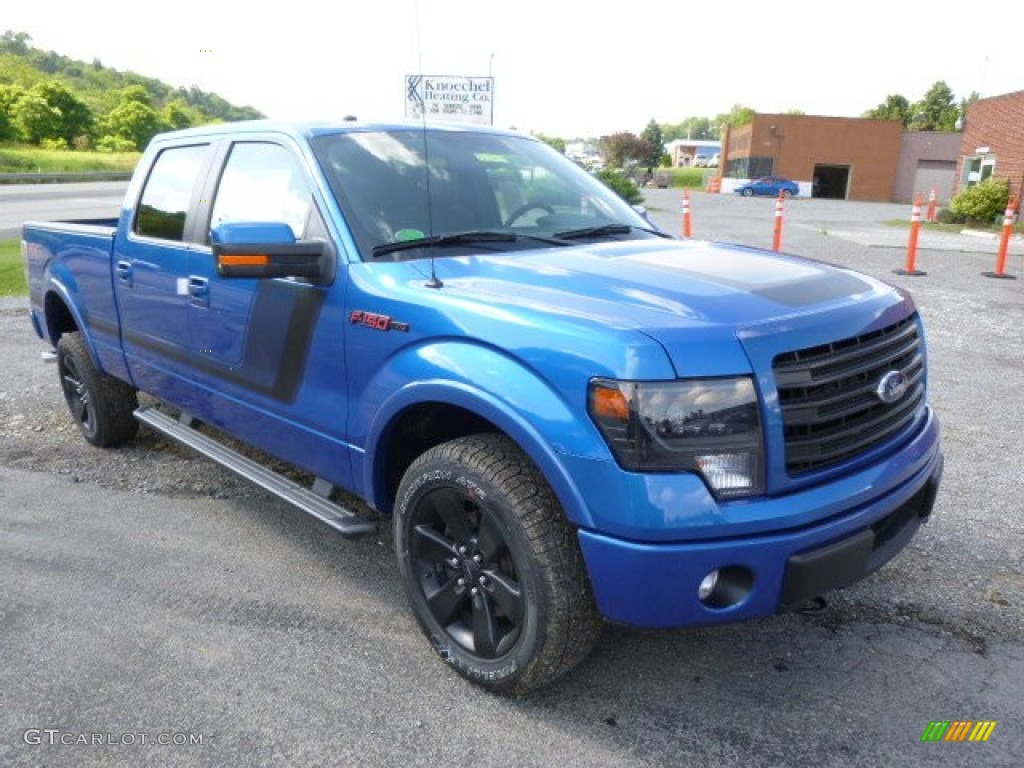 2014 F150 FX4 SuperCrew 4x4 - Blue Flame / Steel Grey photo #2