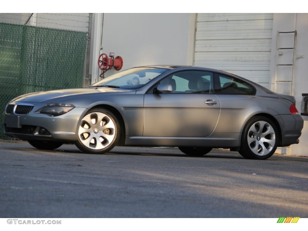 2007 6 Series 650i Coupe - Stratus Grey Metallic / Black photo #2