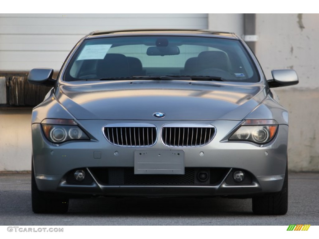 2007 6 Series 650i Coupe - Stratus Grey Metallic / Black photo #6
