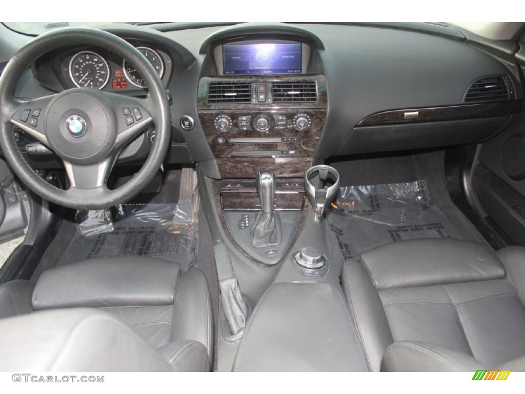 2007 6 Series 650i Coupe - Stratus Grey Metallic / Black photo #8