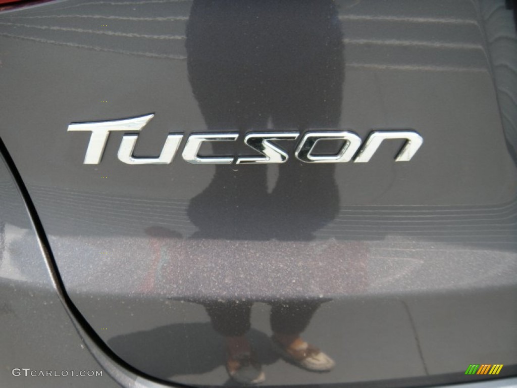 2014 Tucson GLS - Shadow Gray / Black photo #14