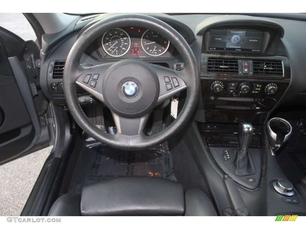 2007 6 Series 650i Coupe - Stratus Grey Metallic / Black photo #20