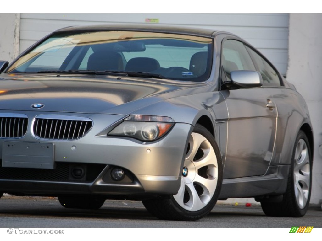 2007 6 Series 650i Coupe - Stratus Grey Metallic / Black photo #21