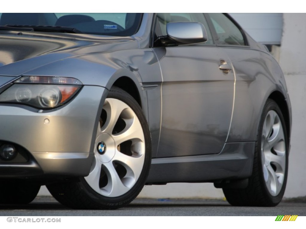 2007 6 Series 650i Coupe - Stratus Grey Metallic / Black photo #22
