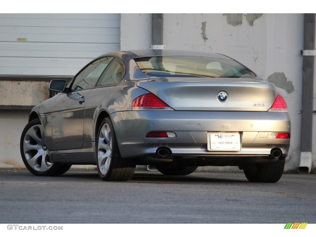 2007 6 Series 650i Coupe - Stratus Grey Metallic / Black photo #23