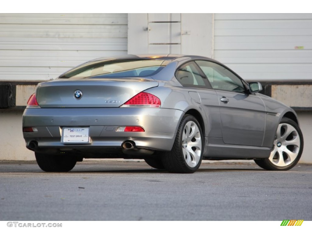 2007 6 Series 650i Coupe - Stratus Grey Metallic / Black photo #24