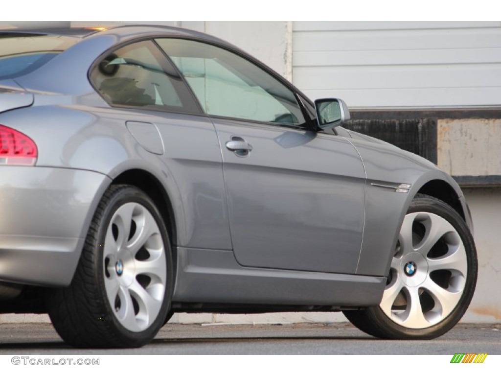 2007 6 Series 650i Coupe - Stratus Grey Metallic / Black photo #26