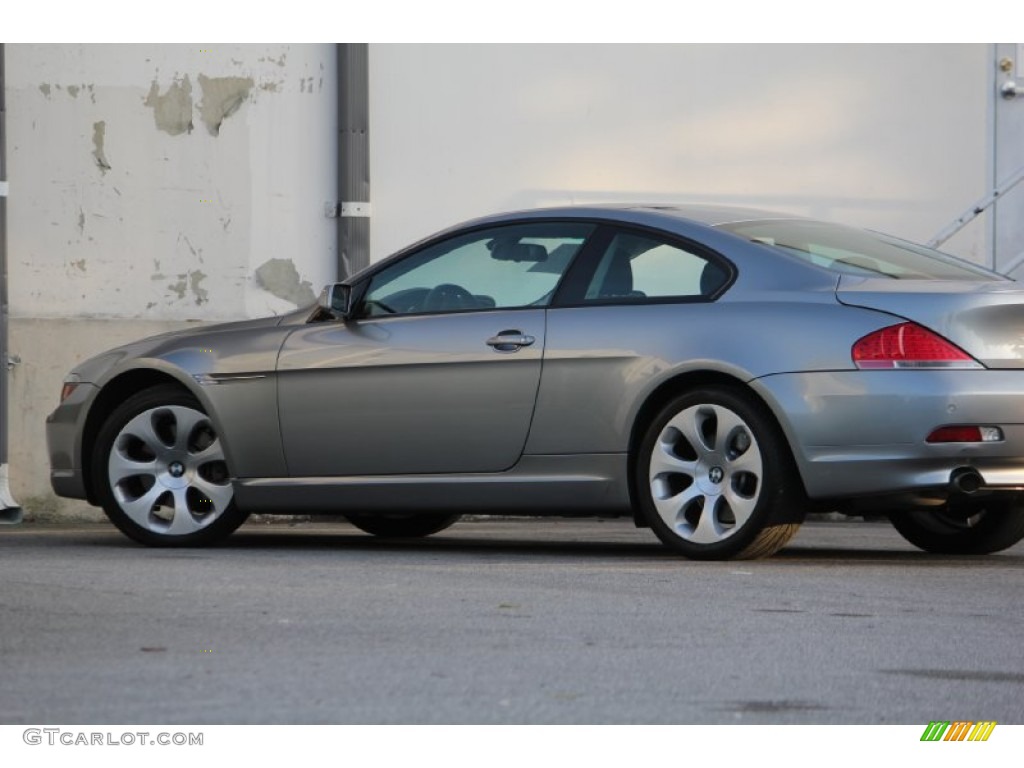 2007 6 Series 650i Coupe - Stratus Grey Metallic / Black photo #27