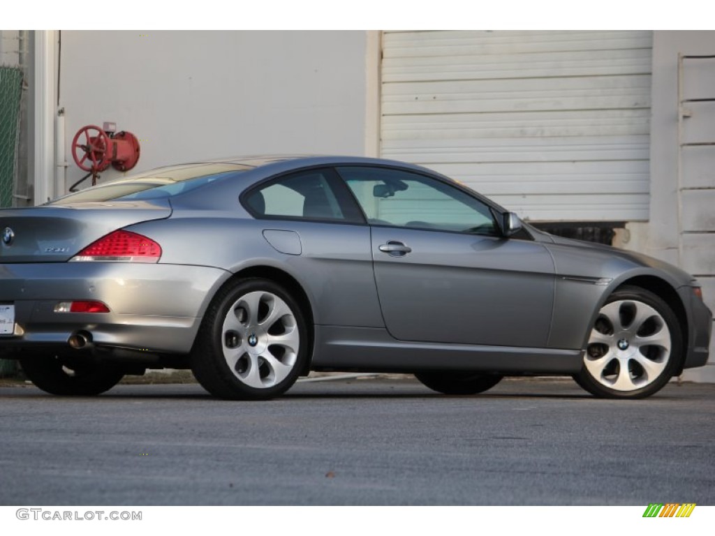 2007 6 Series 650i Coupe - Stratus Grey Metallic / Black photo #28