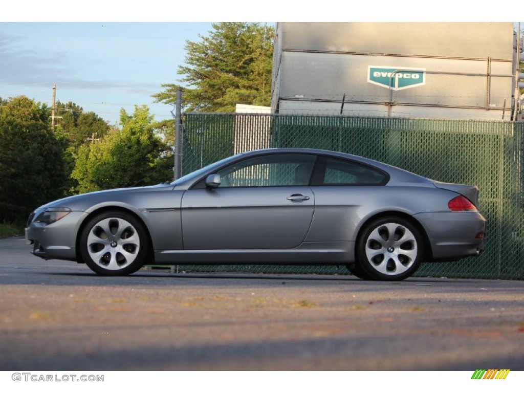 2007 6 Series 650i Coupe - Stratus Grey Metallic / Black photo #29