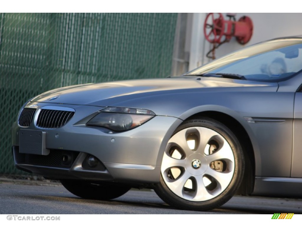 2007 6 Series 650i Coupe - Stratus Grey Metallic / Black photo #32