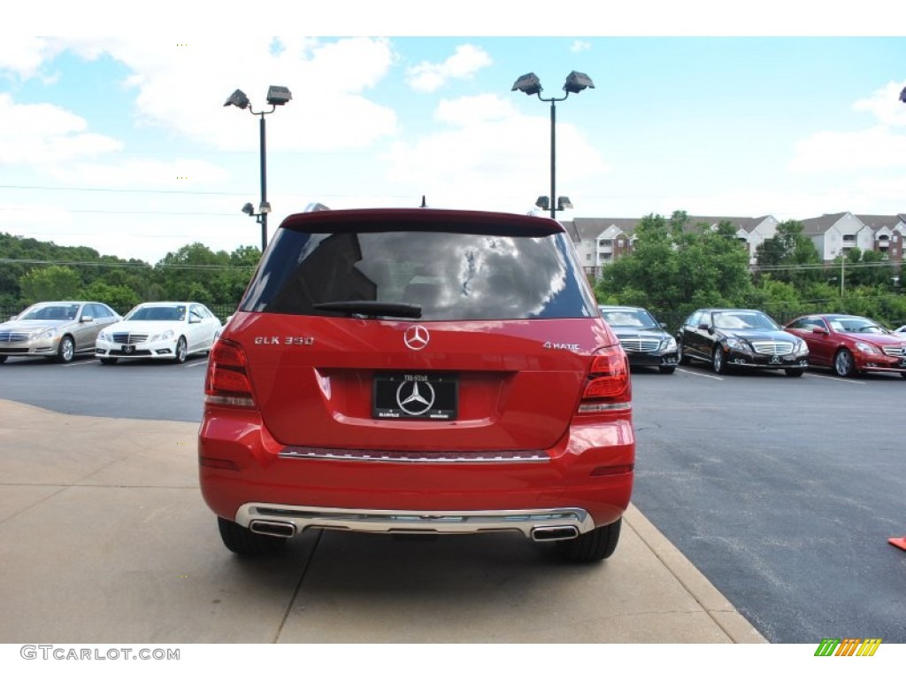 2015 GLK 350 4Matic - Mars Red / Black photo #3