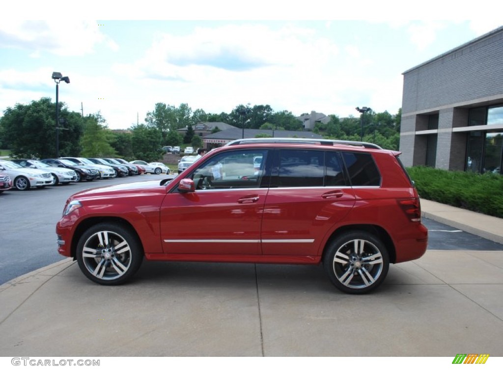 2015 GLK 350 4Matic - Mars Red / Black photo #4