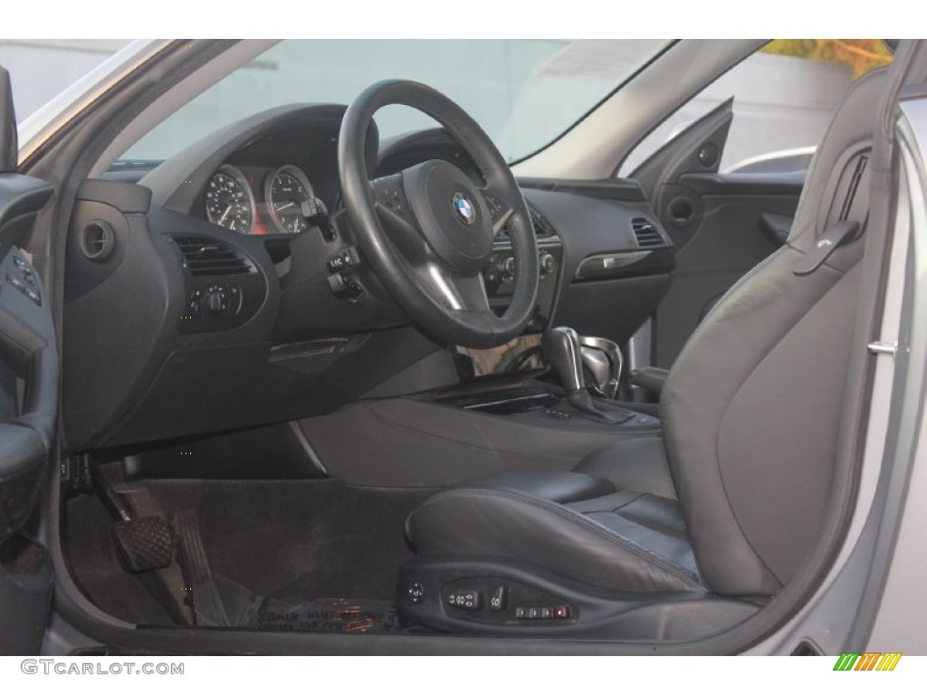 2007 6 Series 650i Coupe - Stratus Grey Metallic / Black photo #43