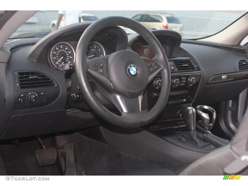 2007 6 Series 650i Coupe - Stratus Grey Metallic / Black photo #46