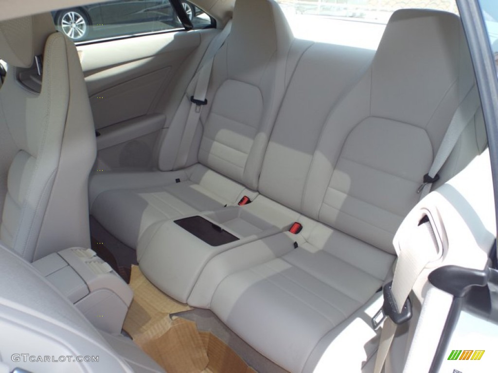 2014 E 350 Coupe - Diamond White Metallic / Silk Beige/Espresso Brown photo #8