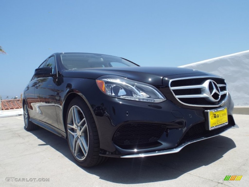 2014 E 550 4Matic Sedan - Black / Silk Beige/Espresso Brown photo #11