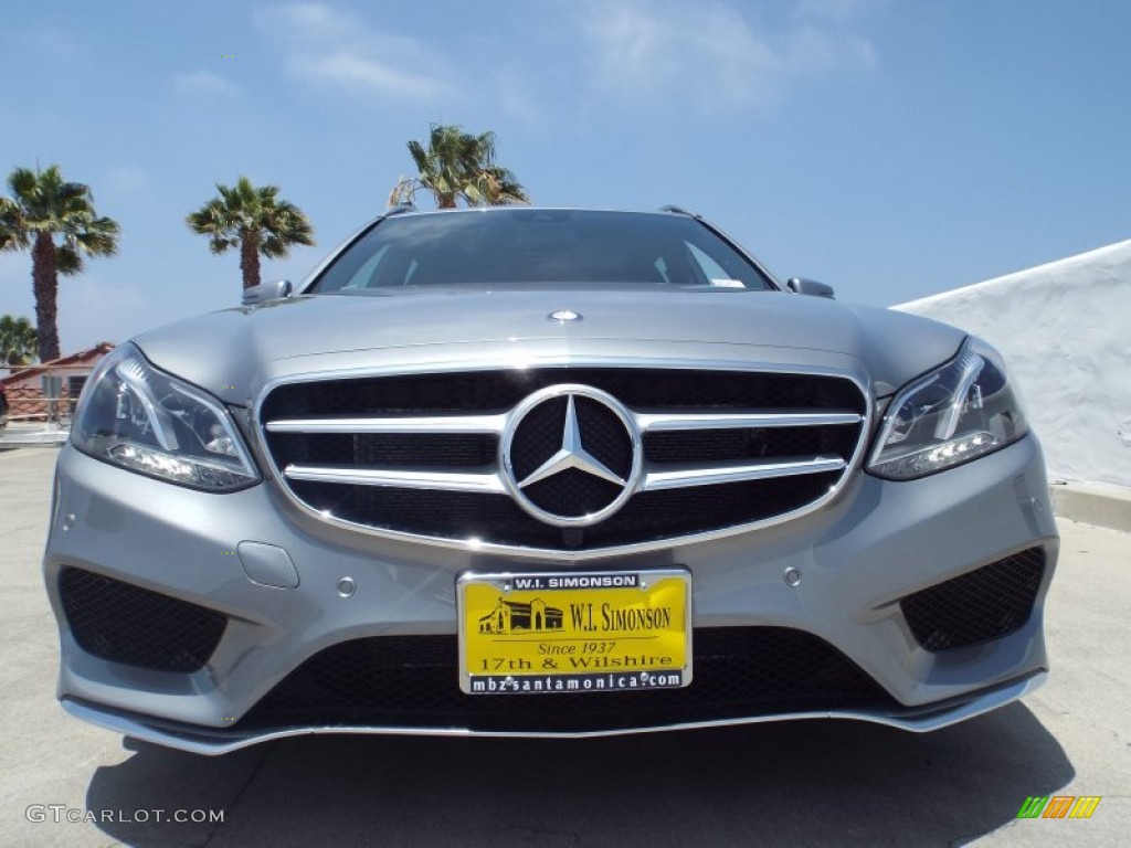 2014 E 350 4Matic Sport Wagon - Paladium Silver Metallic / Black photo #2