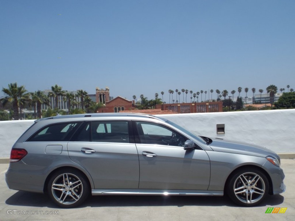 2014 E 350 4Matic Sport Wagon - Paladium Silver Metallic / Black photo #3