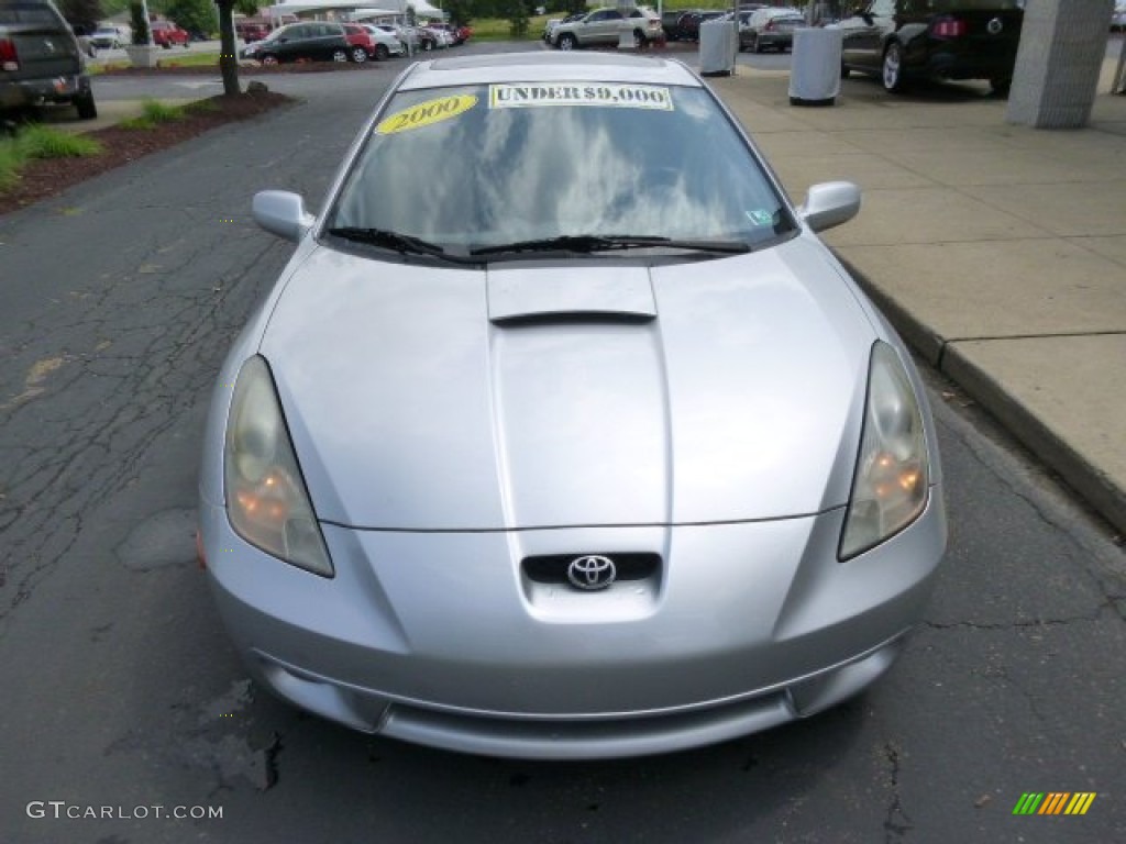 2000 Celica GT - Liquid Silver Metallic / Black/Silver photo #3