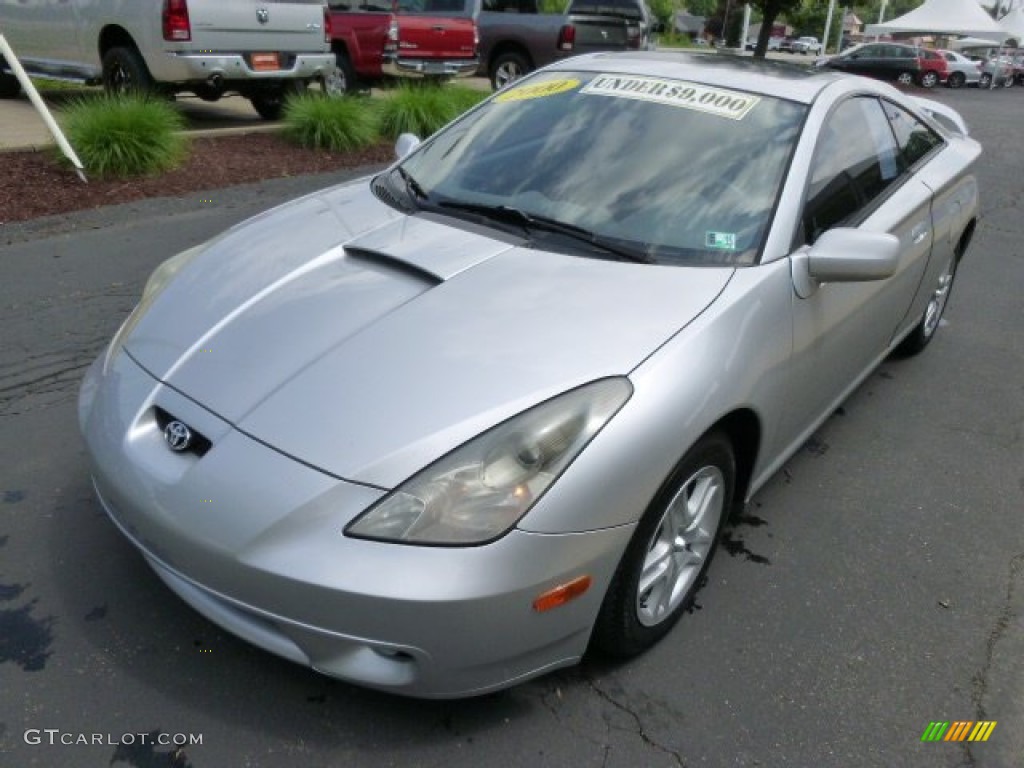 2000 Celica GT - Liquid Silver Metallic / Black/Silver photo #4