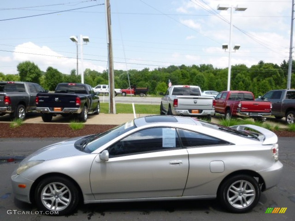 2000 Celica GT - Liquid Silver Metallic / Black/Silver photo #5
