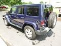2013 True Blue Pearl Jeep Wrangler Unlimited Sahara 4x4  photo #6