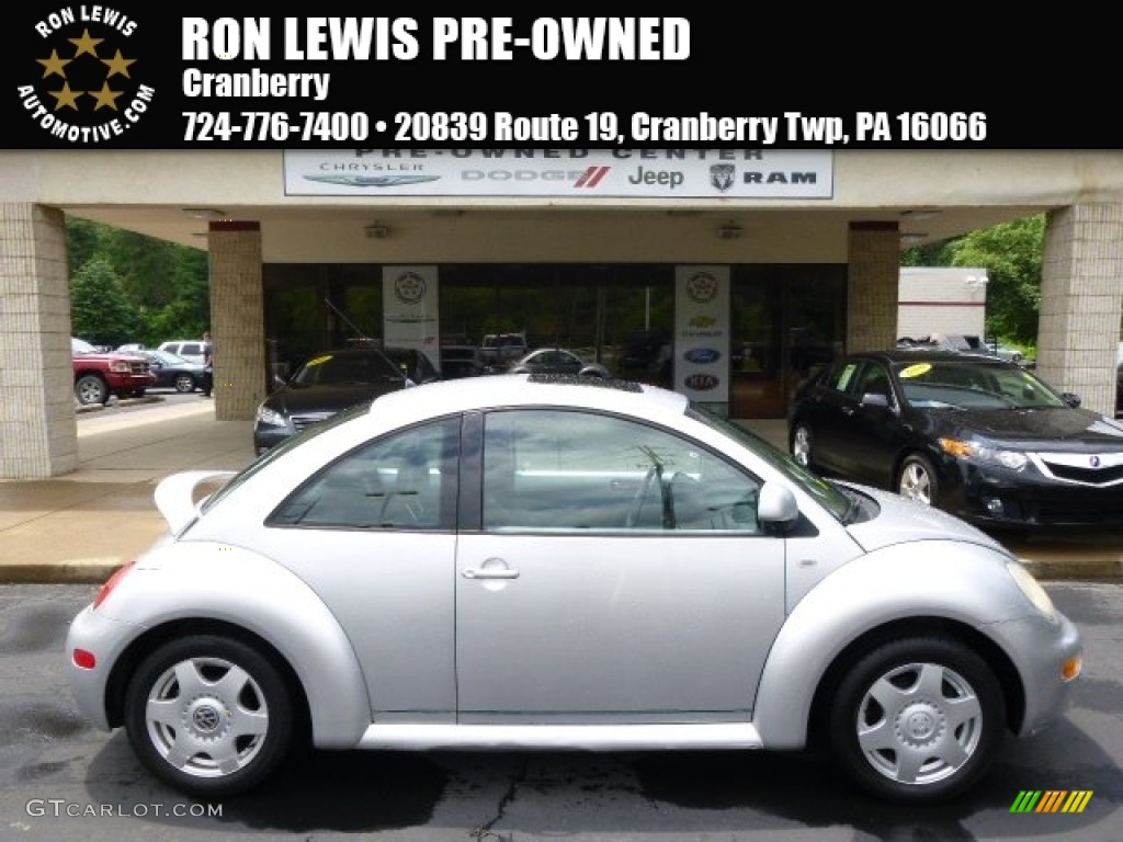1999 New Beetle GLS Coupe - Silver Metallic / Black photo #1