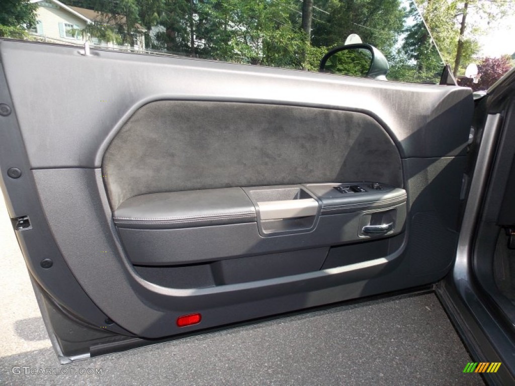 2012 Challenger SRT8 392 - Tungsten Metallic / Dark Slate Gray/Radar Red photo #10