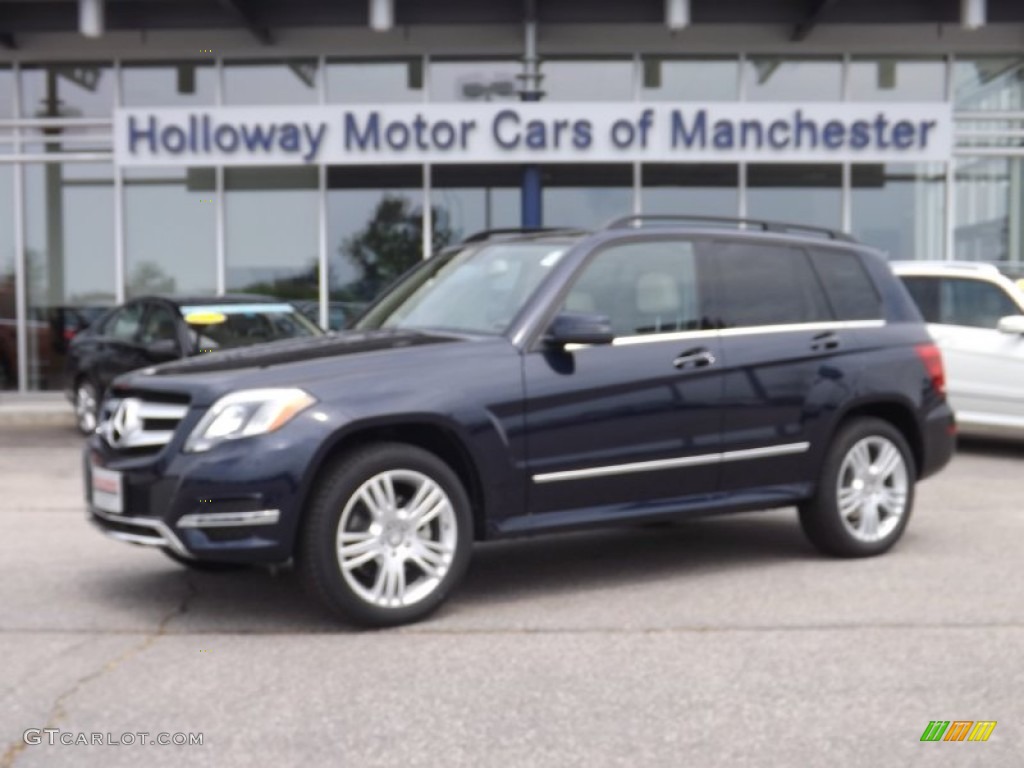 2015 GLK 350 4Matic - Lunar Blue Metallic / Sahara Beige/Mocha photo #1