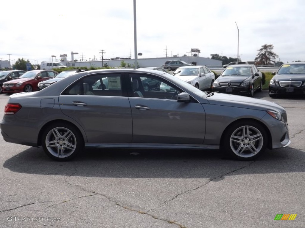 2014 E 350 4Matic Sedan - Paladium Silver Metallic / designo Mystic Platinum White photo #4
