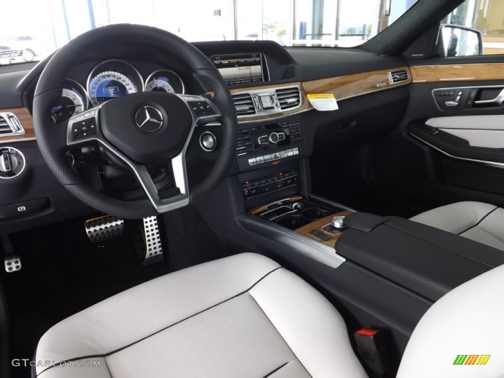 designo Mystic Platinum White Interior 2014 Mercedes-Benz E 350 4Matic Sedan Photo #95061048